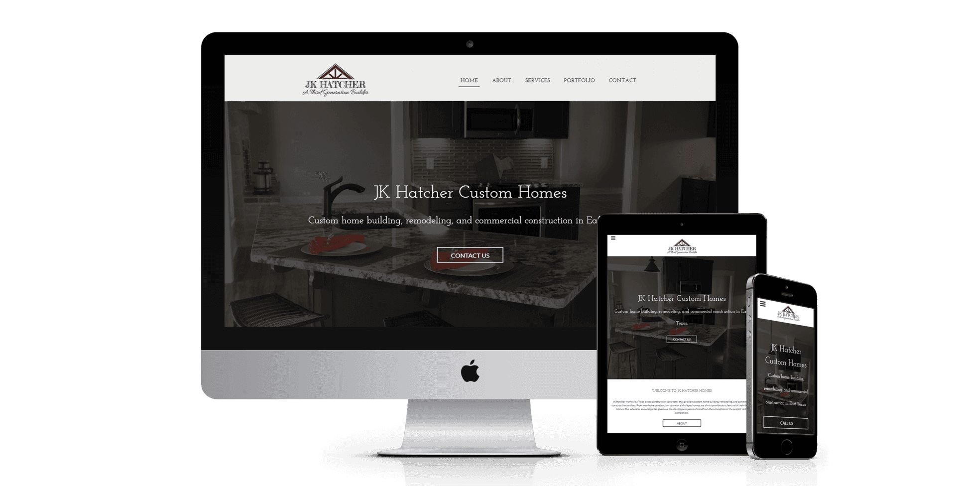 Builders & Contractors website design preview