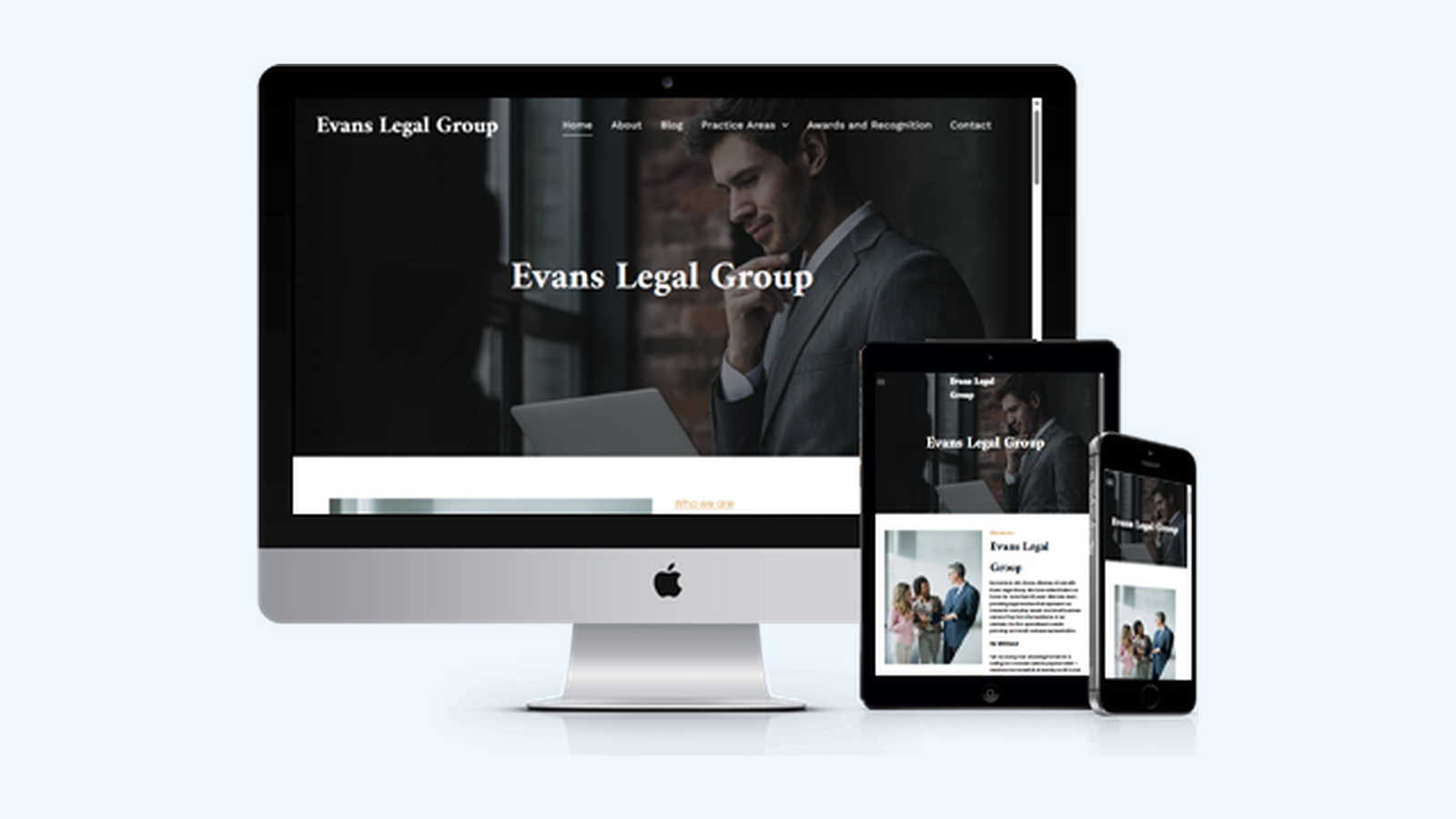 Law Firms website design example